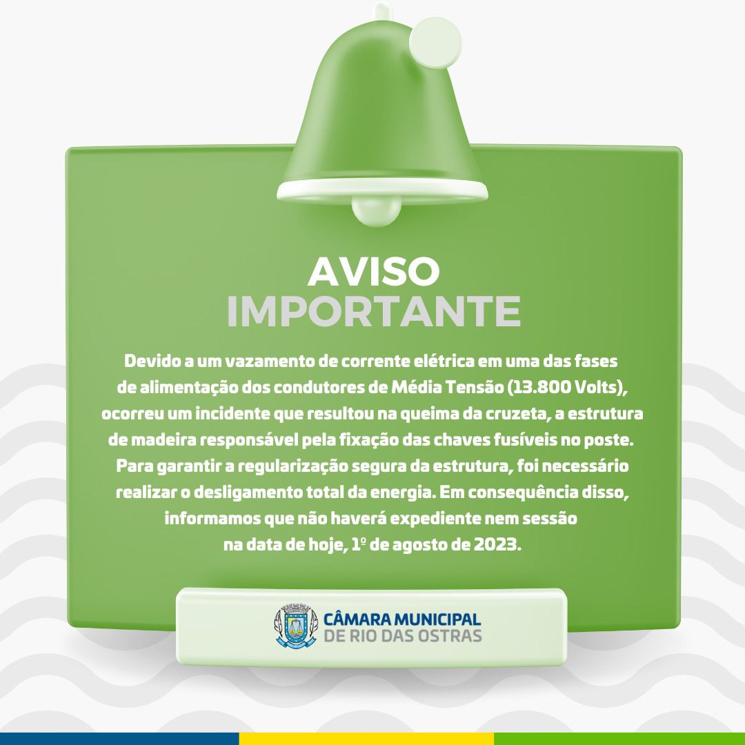 Aviso Importante