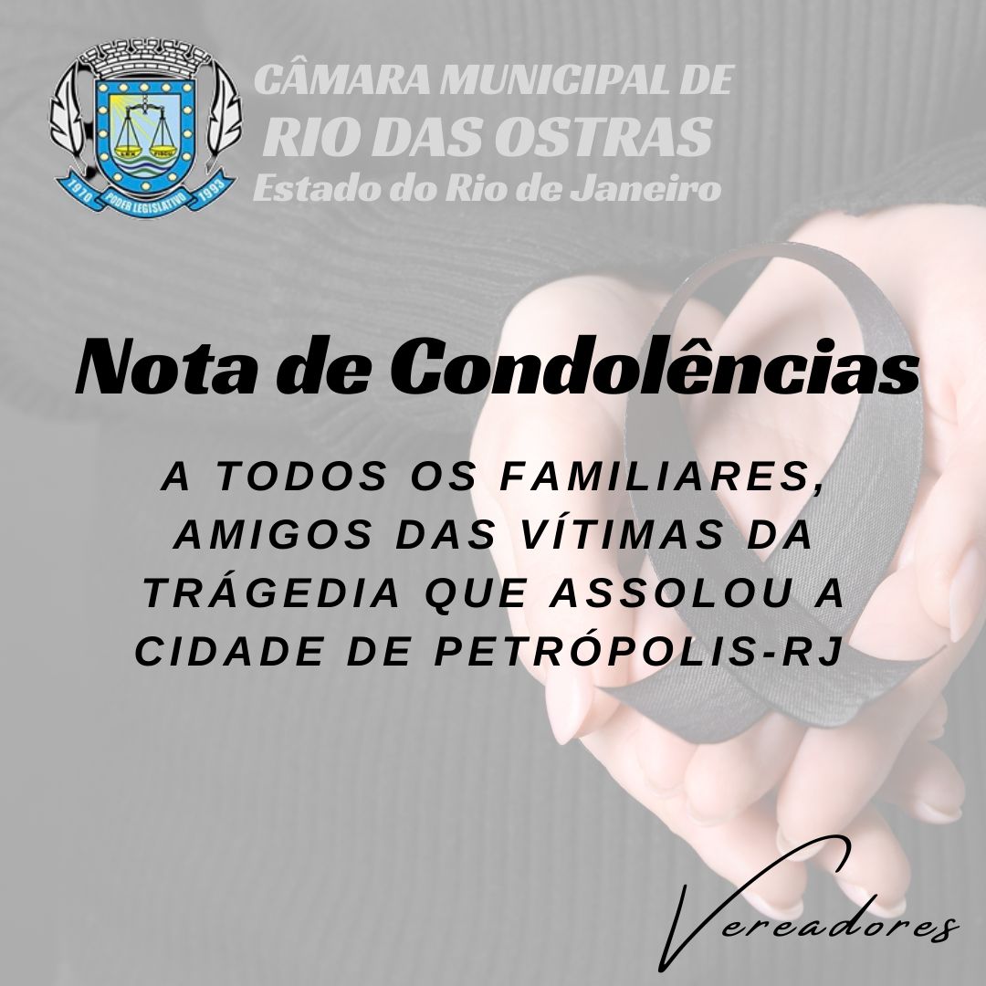 Nota de Condolências