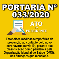 Portaria nº 033/2020