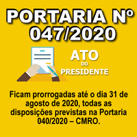 Portaria nº 047/2020