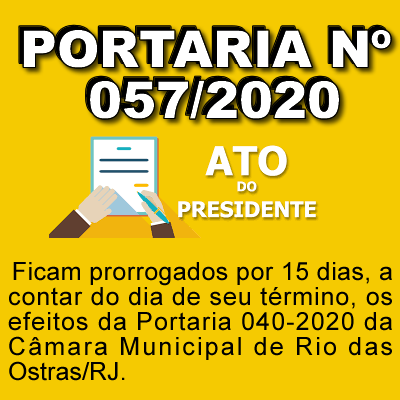 Portaria nº 057/2020