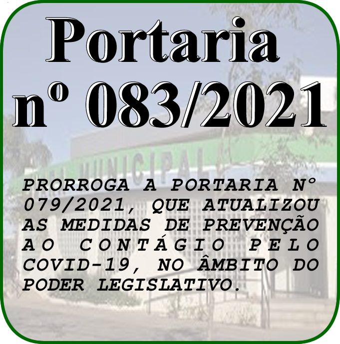 PORTARIA Nº 083/2021
