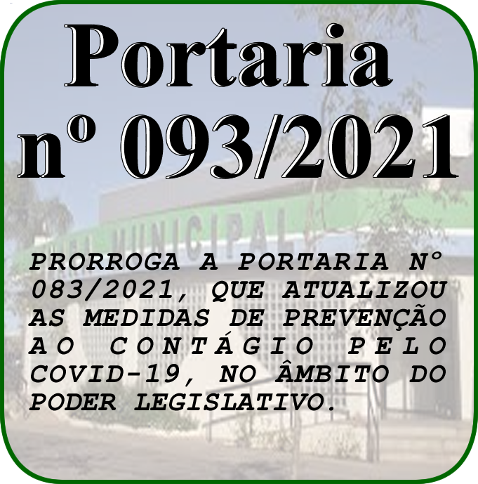 PORTARIA Nº 093/2021